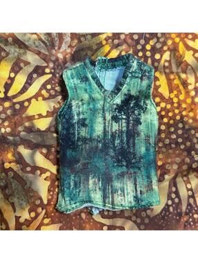 Ever After High Replacement Accessory Clothing Hunter Green Woods Tank Top